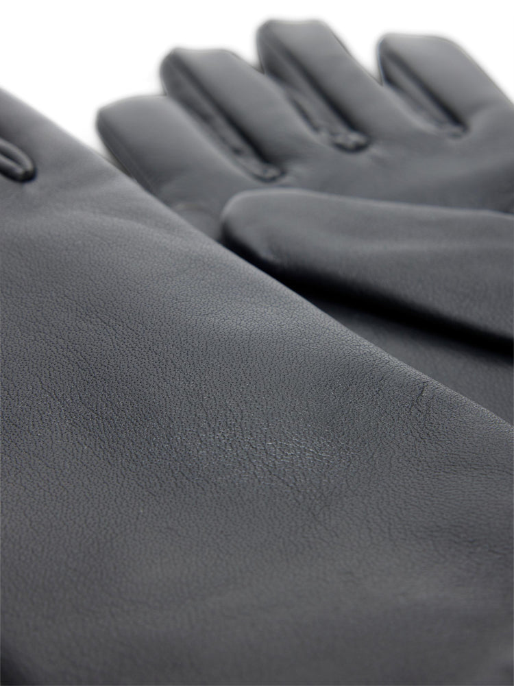 
                  
                    SLFMARINA Black Leather Gloves
                  
                