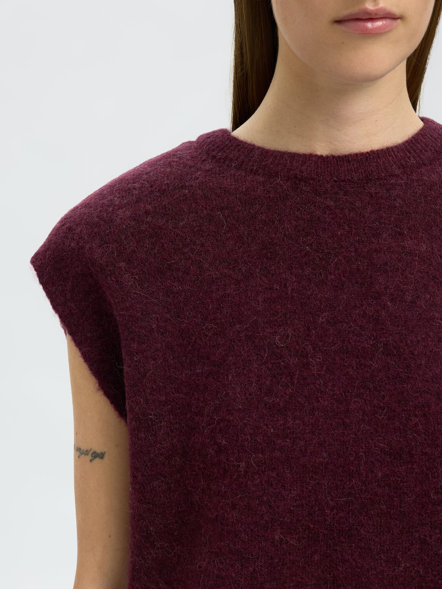 
                  
                    SLFLULU Fig Knit Vest Jumper
                  
                