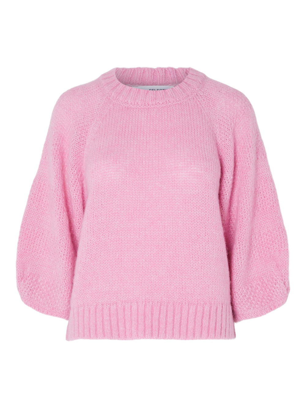 SLFLOUVILJA Moonlite Mauve 3/4-Strickpullover mit O-Ausschnitt