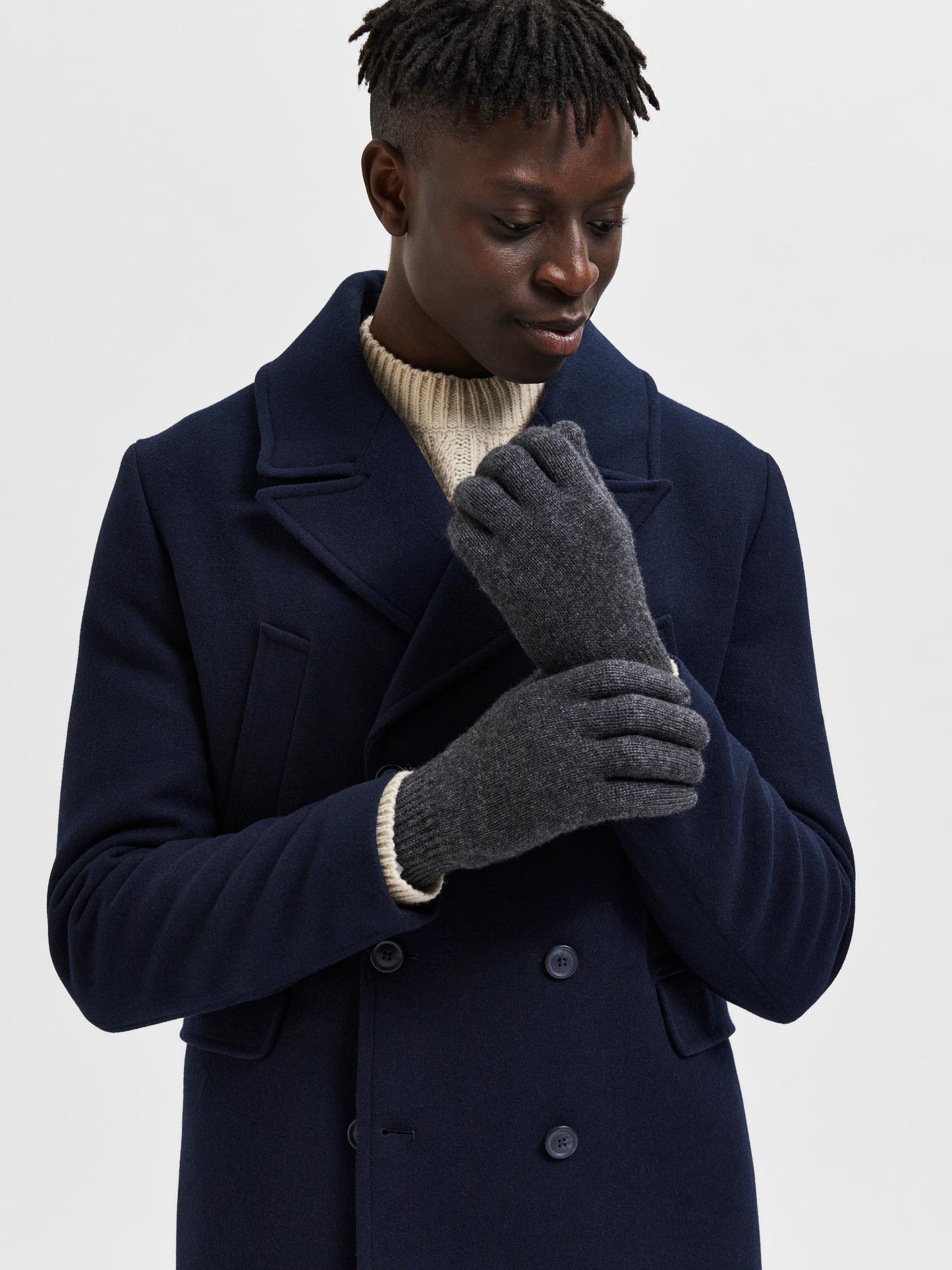 
                  
                    SLHCRAY Dark Grey Melange Gloves
                  
                