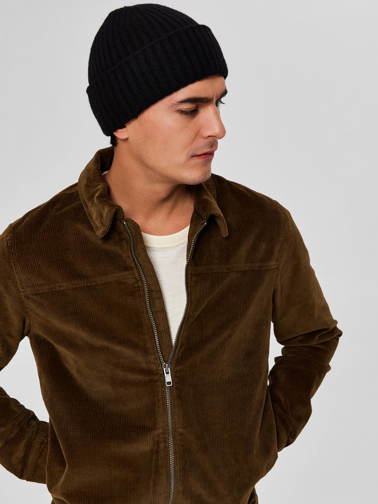 
                  
                    SLHMERINO Black Wool Beanie Hat
                  
                
