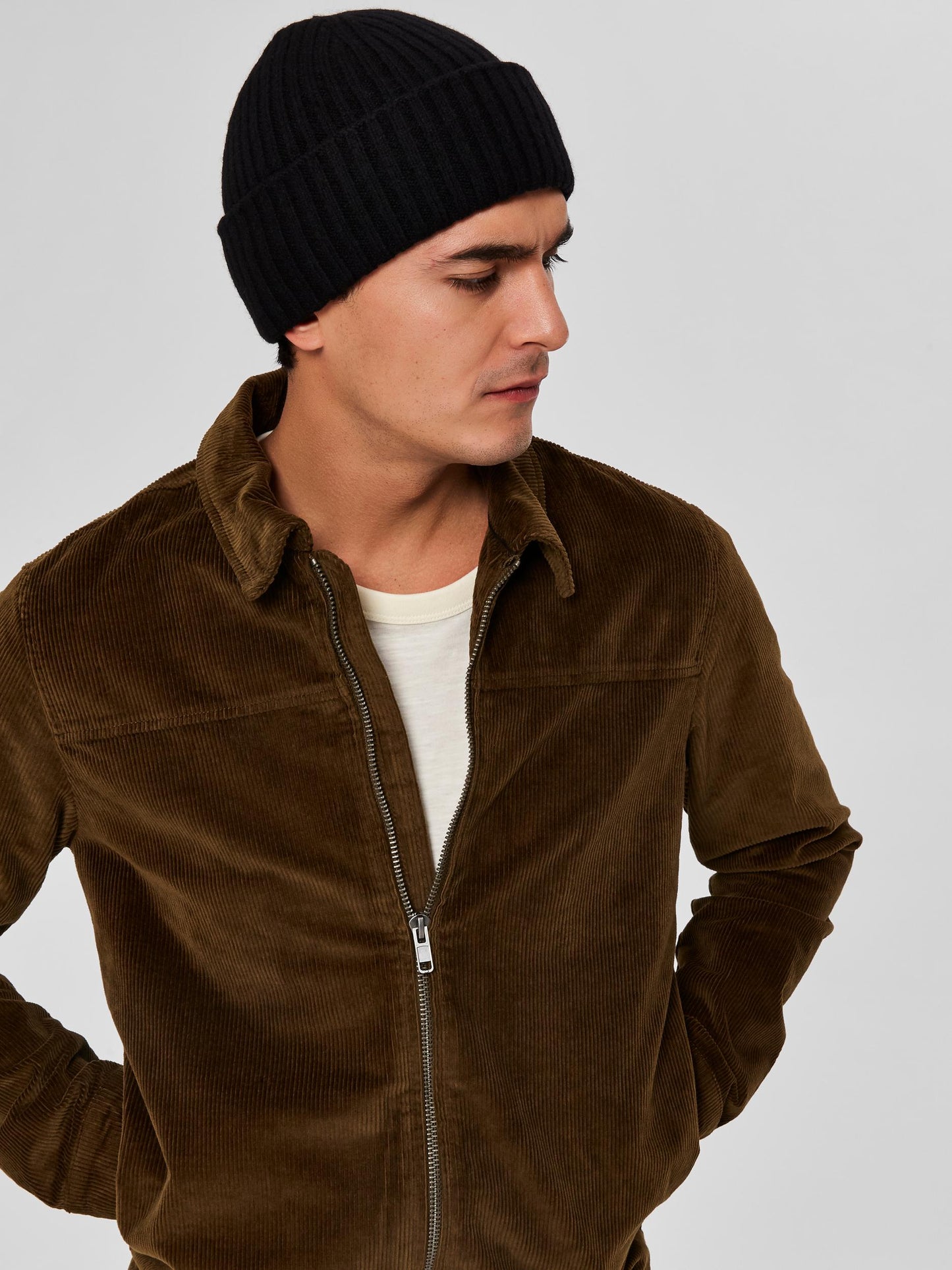 
                  
                    SLHMERINO Black Wool Beanie Hat
                  
                