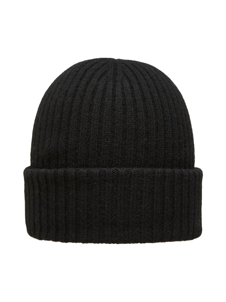 
                  
                    SLHMERINO Black Wool Beanie Hat
                  
                