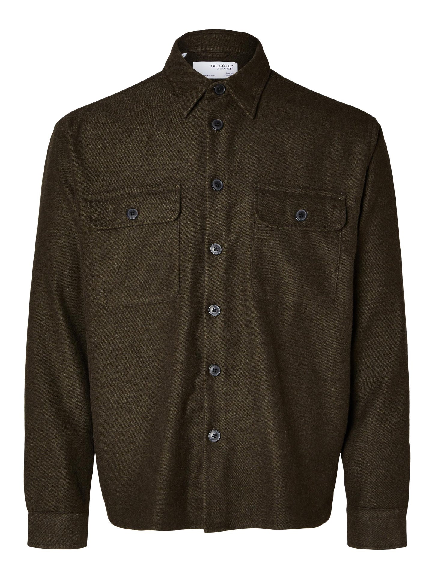 
                  
                    SLHLOOSEMASON Forest Night Twill Over Shirt
                  
                