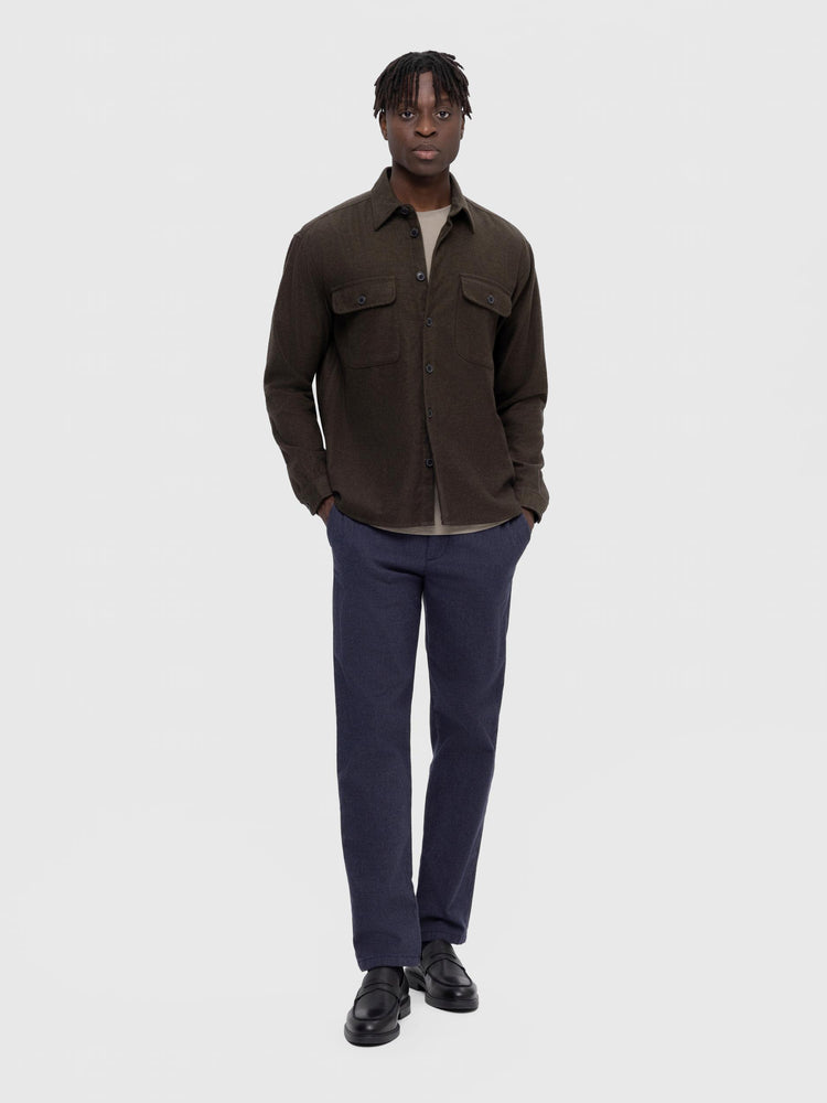 
                  
                    SLHLOOSEMASON Forest Night Twill Over Shirt
                  
                