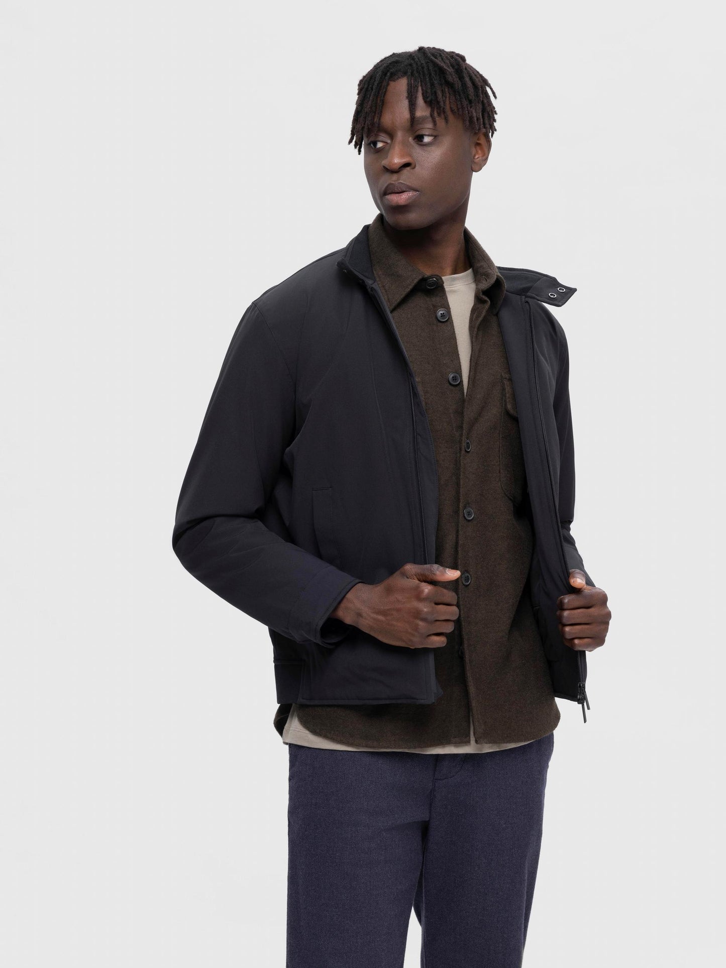 
                  
                    SLHLOOSEMASON Forest Night Twill Over Shirt
                  
                