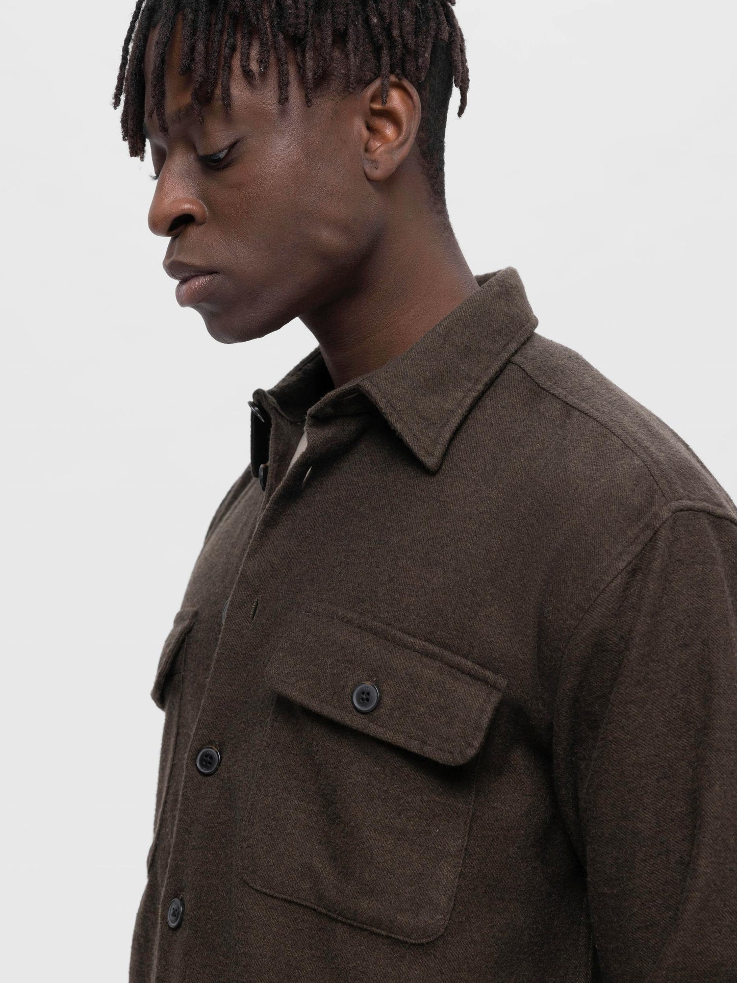 
                  
                    SLHLOOSEMASON Forest Night Twill Over Shirt
                  
                