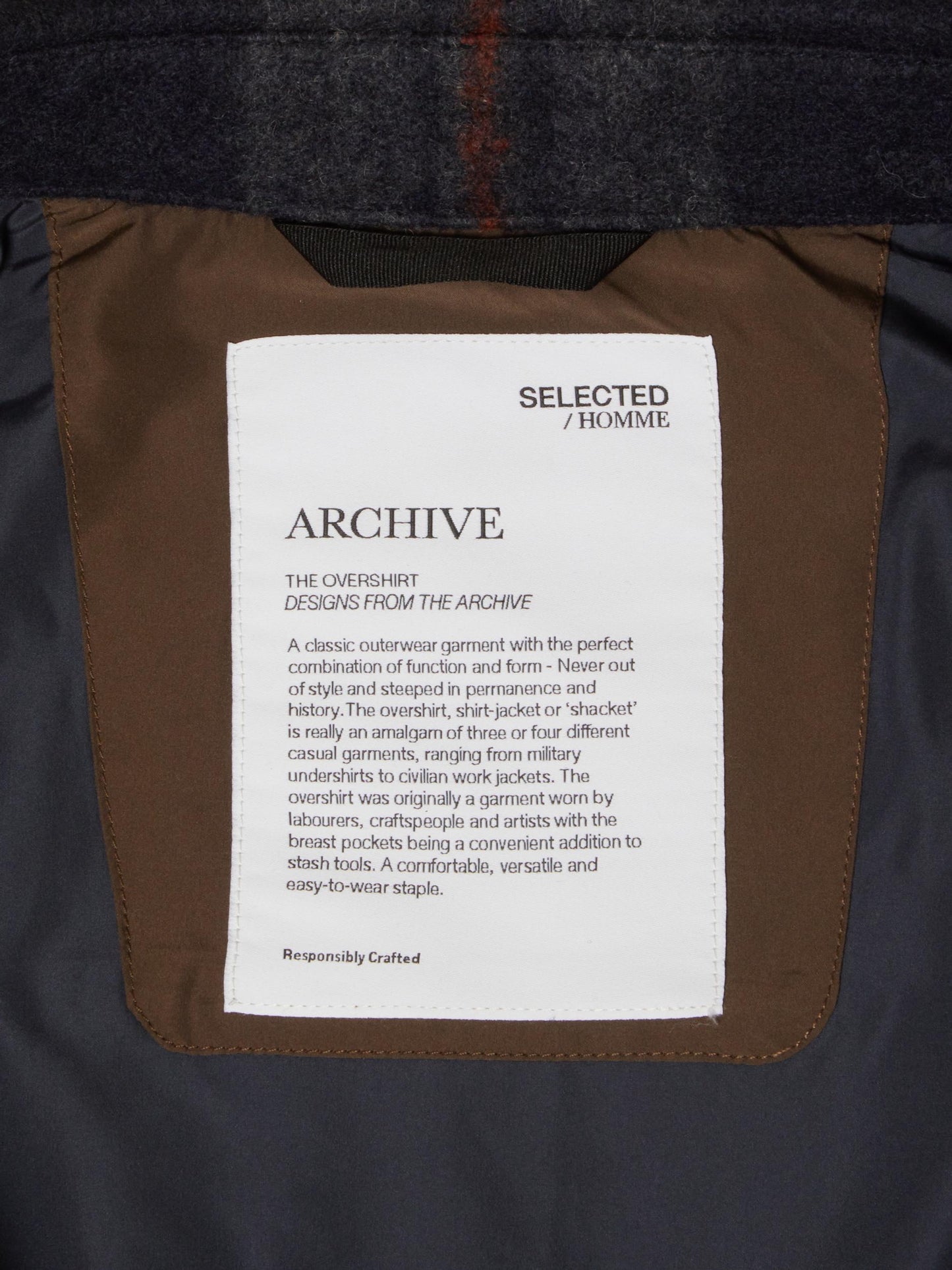 
                  
                    SLHARCHIVE Navy Blazer Over Shirt
                  
                