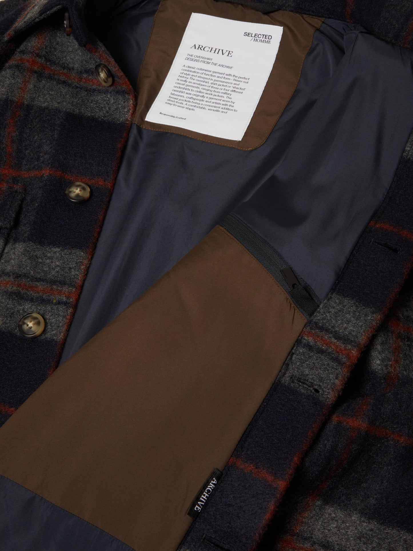 
                  
                    SLHARCHIVE Navy Blazer Over Shirt
                  
                