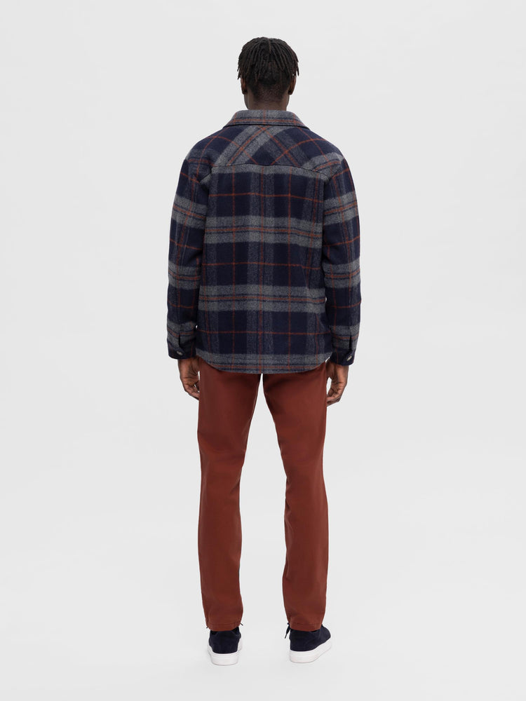 
                  
                    SLHARCHIVE Navy Blazer Over Shirt
                  
                