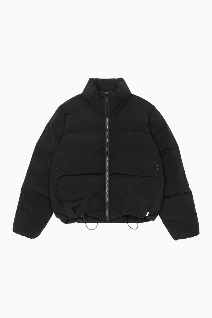 Black Short Puffer Jacket