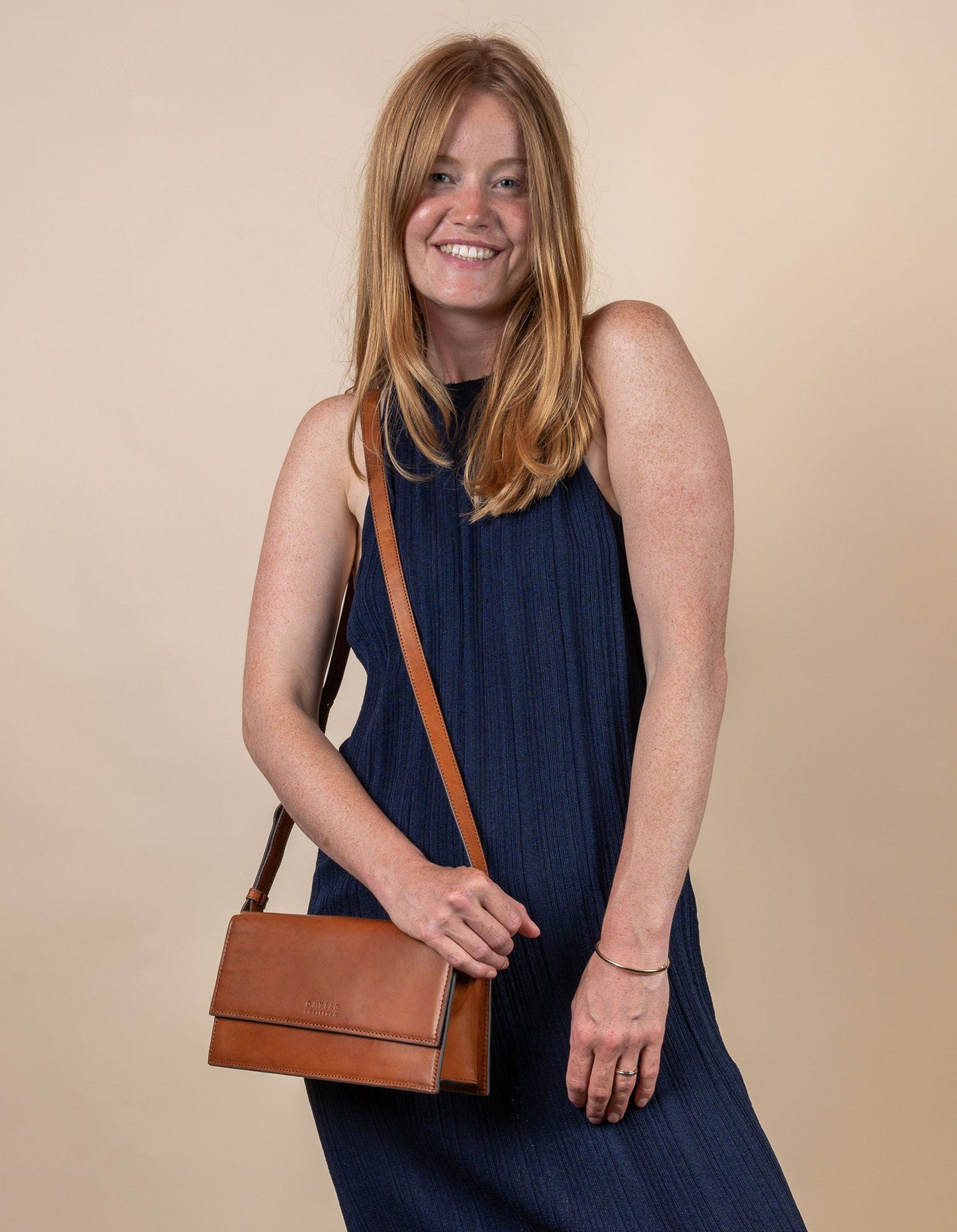 
                  
                    STELLA Cognac Klassische Ledertasche
                  
                