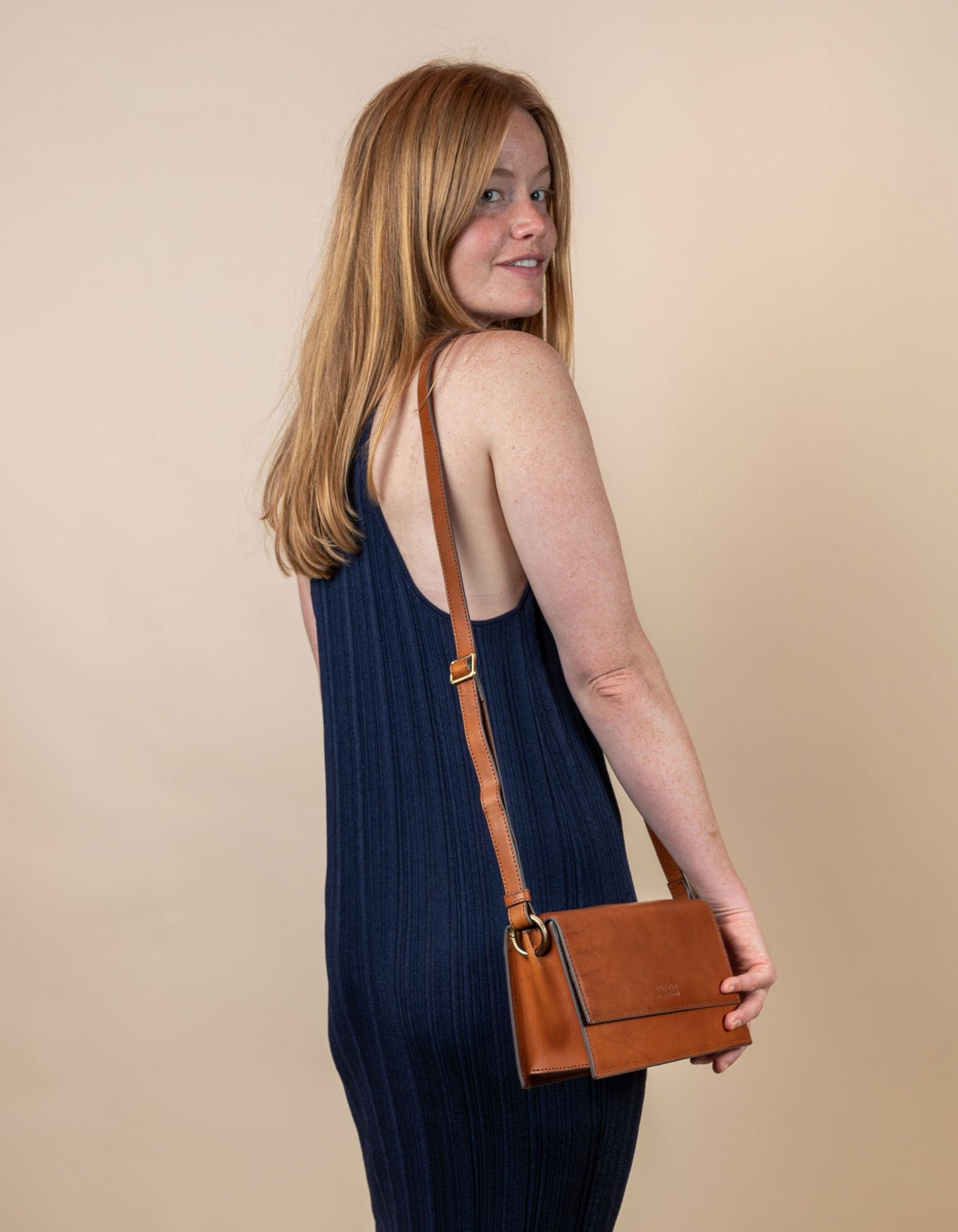 
                  
                    STELLA Cognac Klassische Ledertasche
                  
                