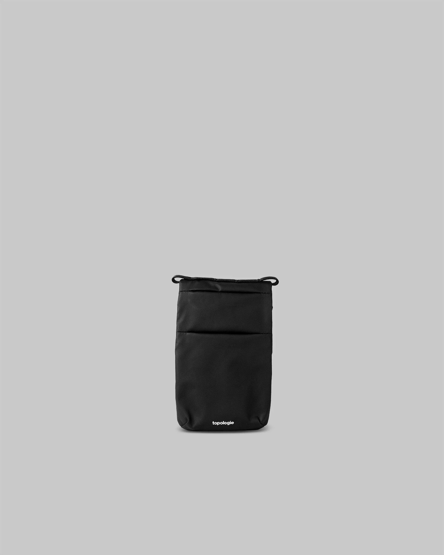 
                  
                    Black Light Phone Sacoche Bag With Peach Melange Rope Strap
                  
                