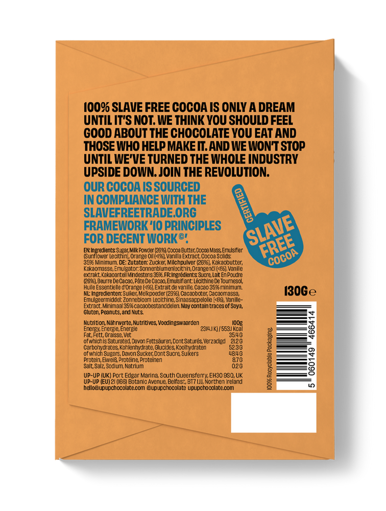 
                  
                    Sweet Orange Milk Chocolate
                  
                