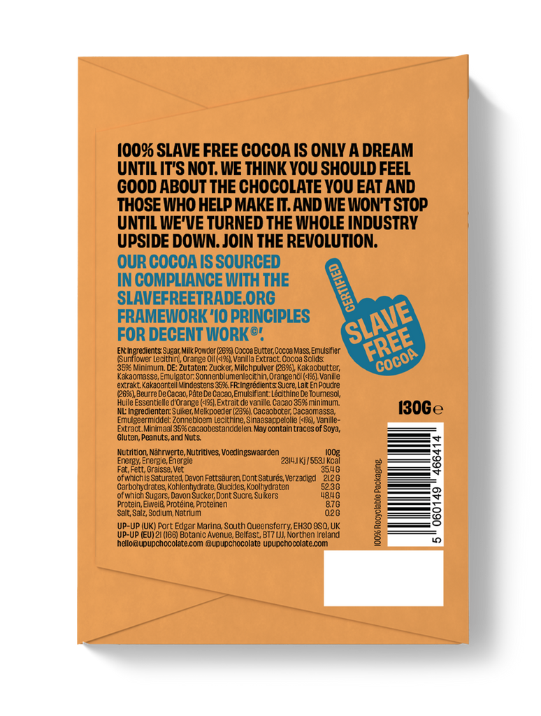 
                  
                    Sweet Orange Milk Chocolate
                  
                