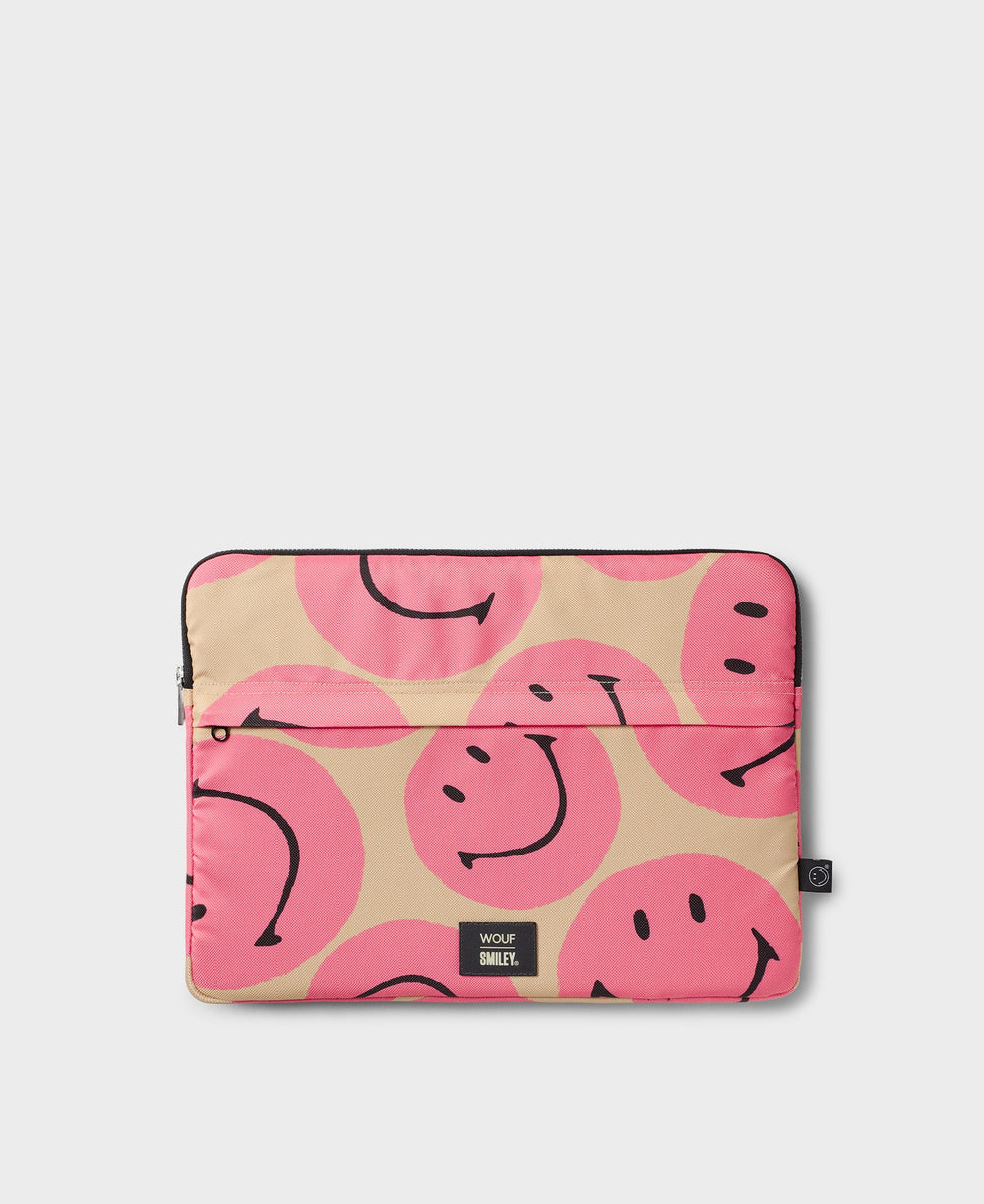 Pink Smiley® Laptop Sleeve