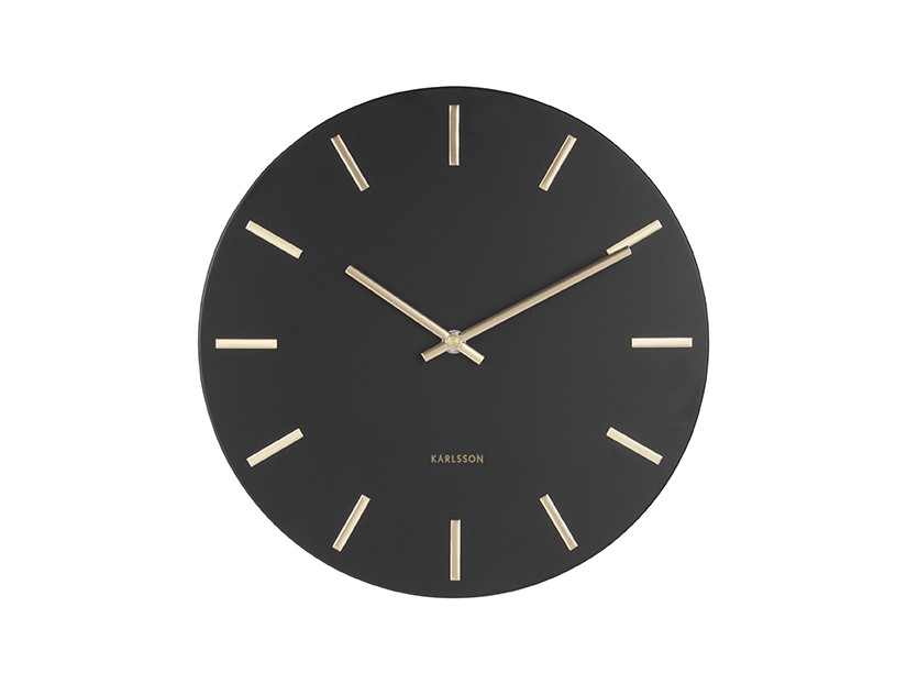 Schwarzgoldene Uhr