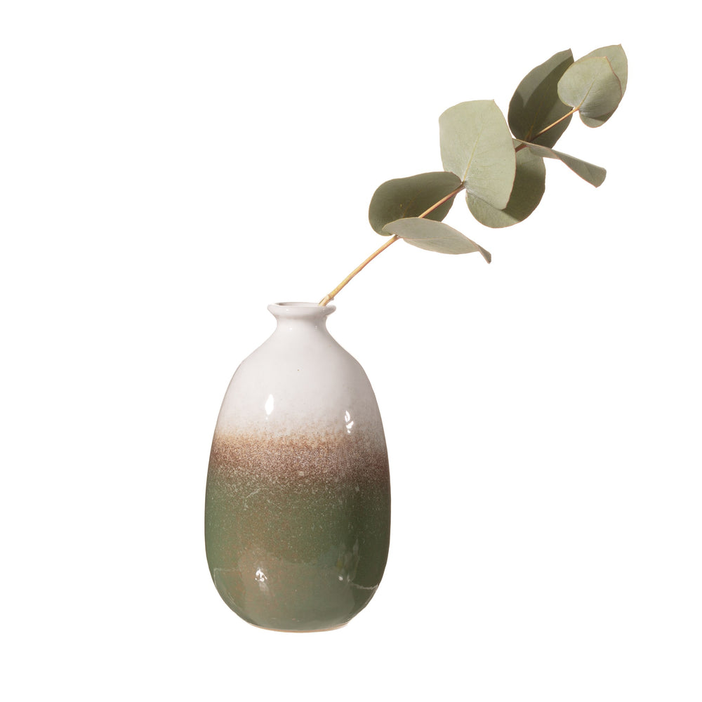 
                  
                    Grüne, tauchglasierte Ombre-Vase
                  
                