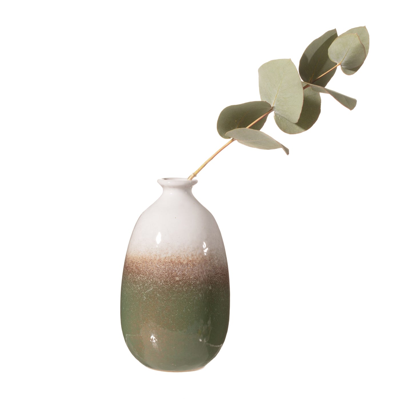 
                  
                    Grüne, tauchglasierte Ombre-Vase
                  
                