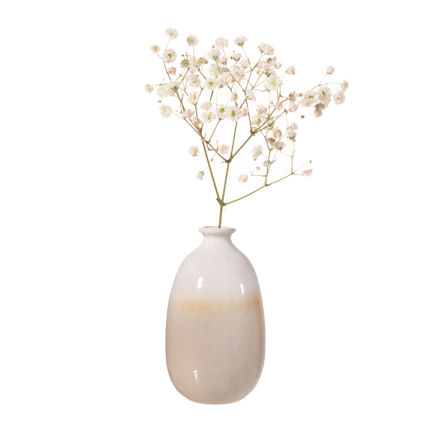 
                  
                    Graue, tauchglasierte Ombre-Vase
                  
                
