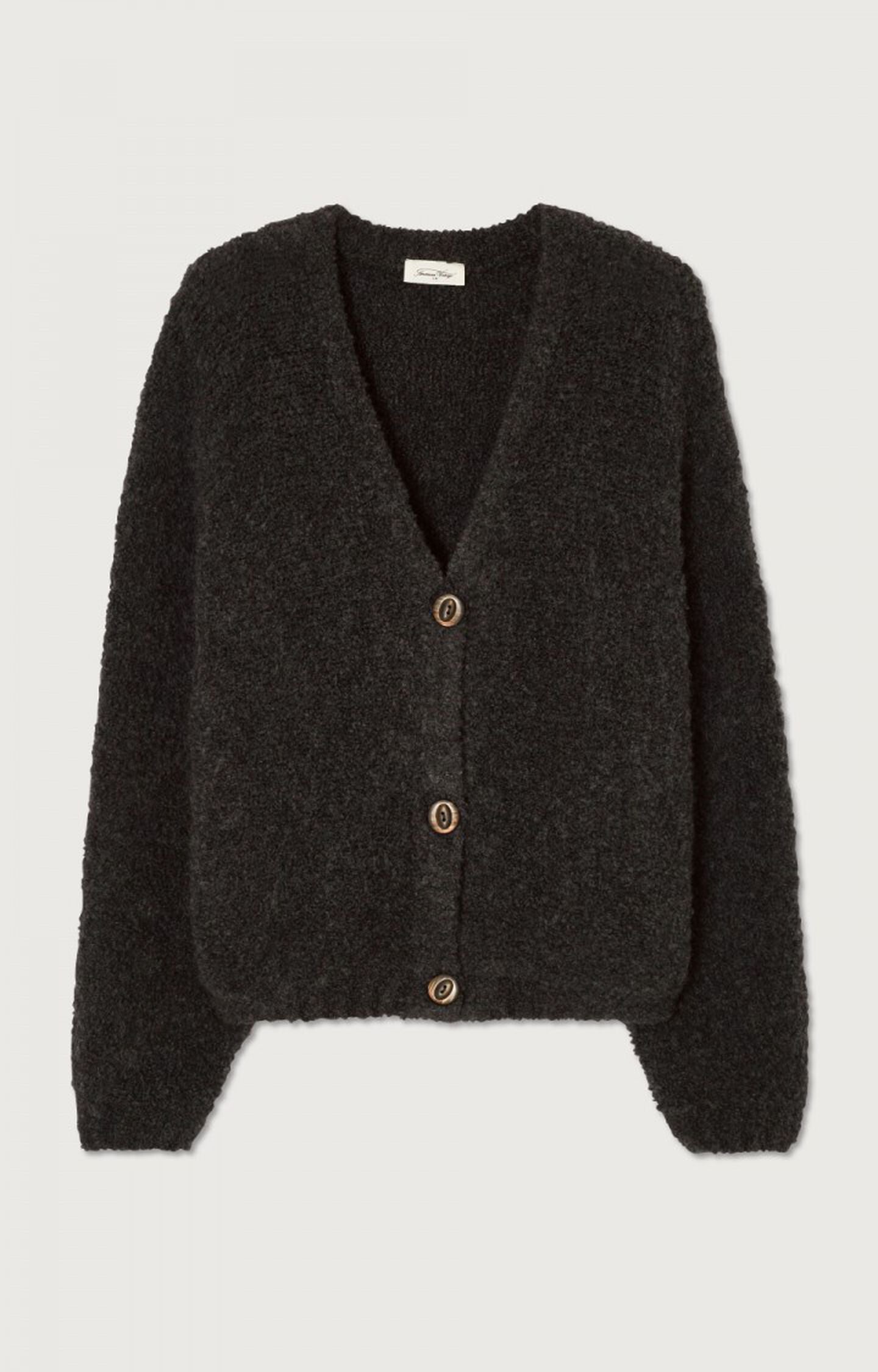 
                  
                    ZOLLY Charcoal Melange Cardigan
                  
                