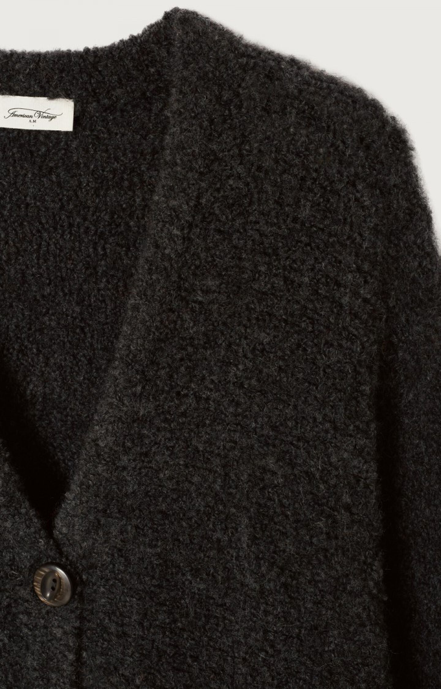 
                  
                    ZOLLY Charcoal Melange Cardigan
                  
                