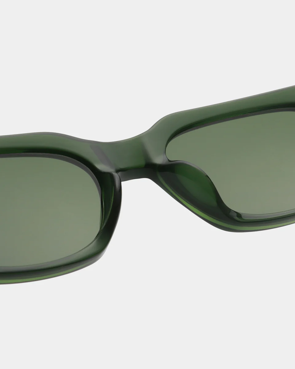 
                  
                    BROR DARK GREEN TRANSPARENT SUNGLASSES
                  
                