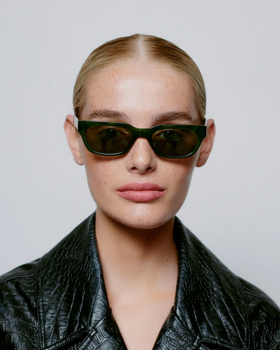 
                  
                    BROR DARK GREEN TRANSPARENT SUNGLASSES
                  
                