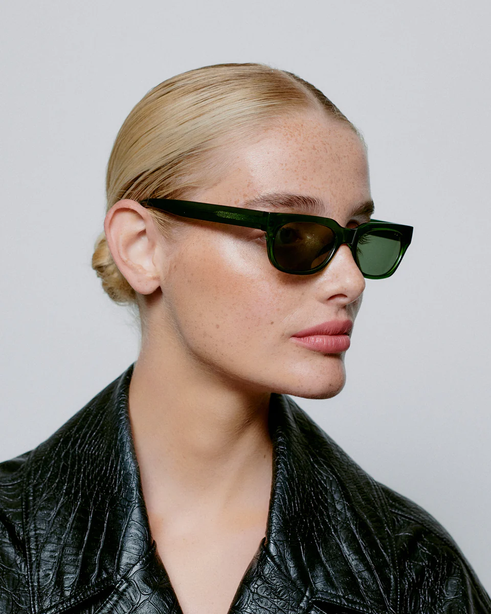 
                  
                    BROR DARK GREEN TRANSPARENT SUNGLASSES
                  
                