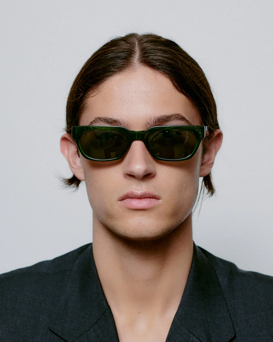 
                  
                    BROR DARK GREEN TRANSPARENT SUNGLASSES
                  
                