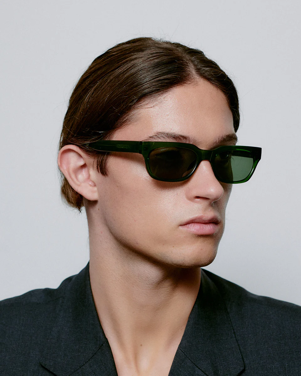 
                  
                    BROR DARK GREEN TRANSPARENT SUNGLASSES
                  
                