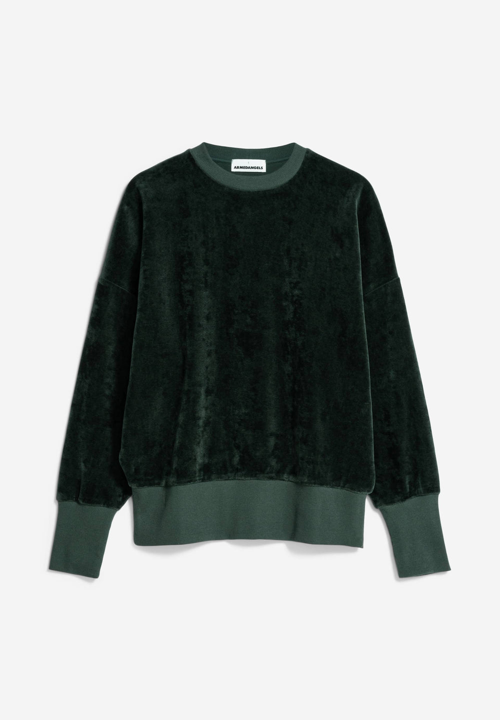 AANNY LOU VELVET Carbon Green Jumper