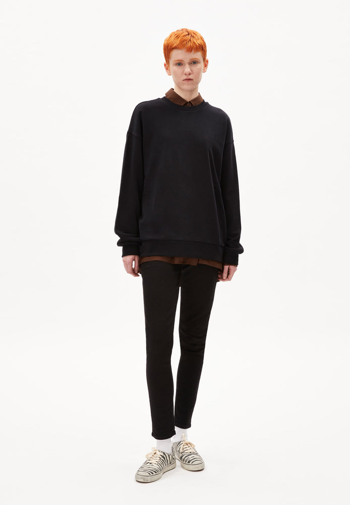 
                  
                    AARIN Black Oversized Jumper
                  
                