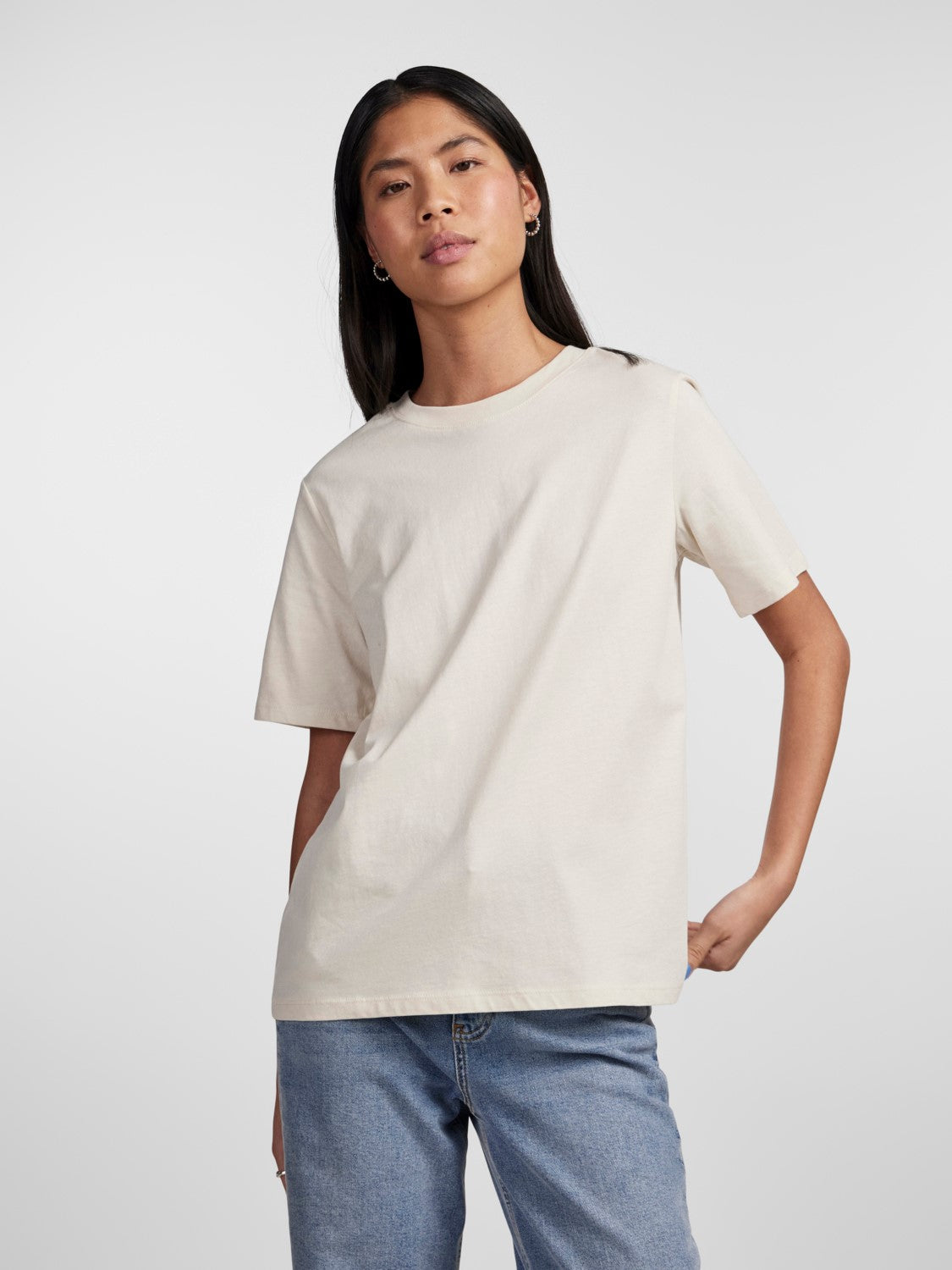 
                  
                    PCRIA Birch Solid T-Shirt
                  
                