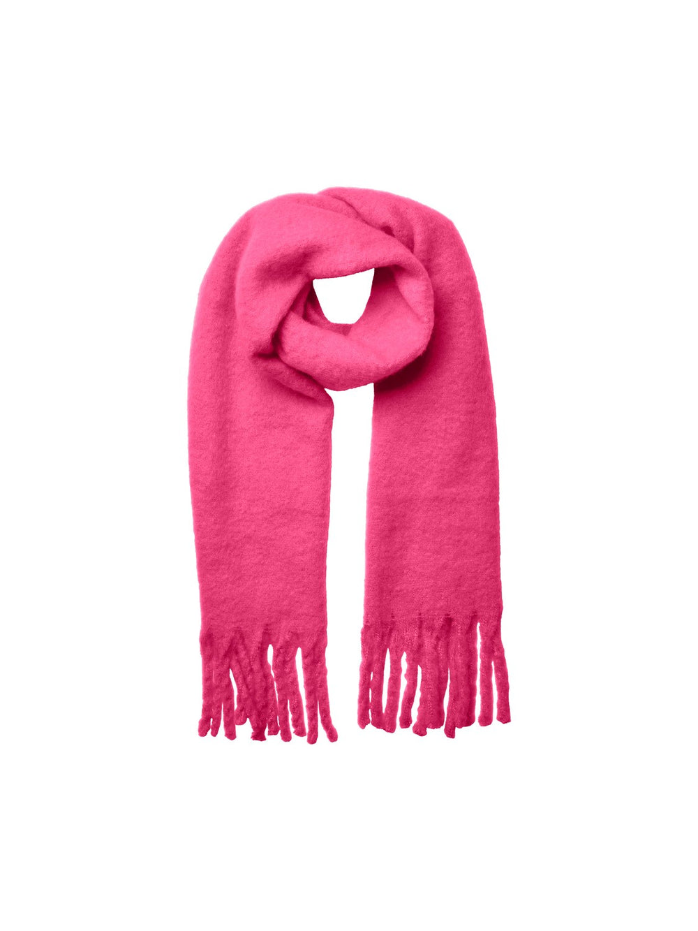 PCNIKITA Schockierend rosa langer Schal
