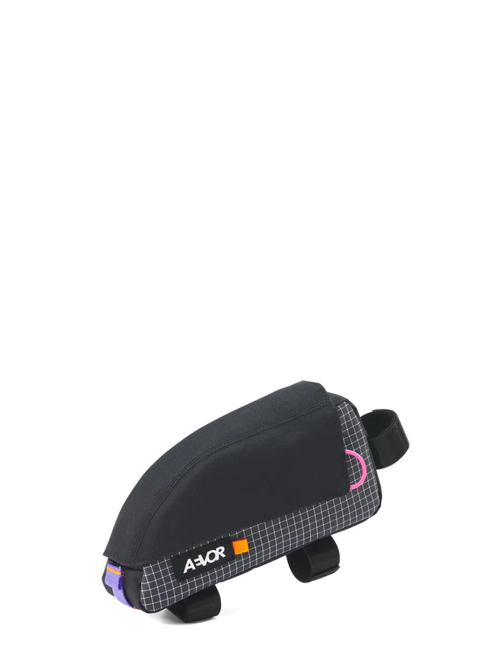 Black White Grid Ubg Top Tube Pack S Bag