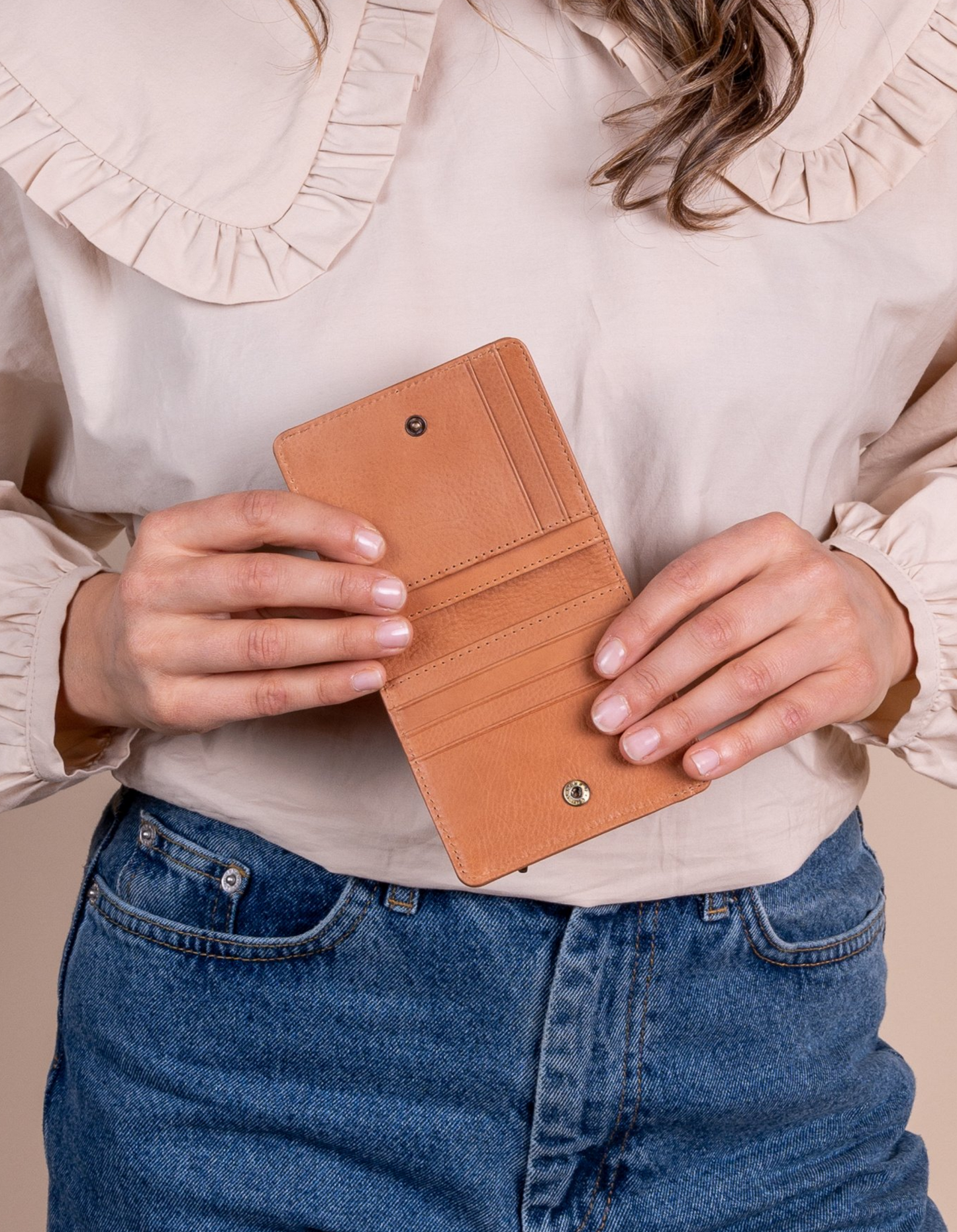 
                  
                    ALEX Wild Oak Fold Over Soft Grain Leather Wallet
                  
                