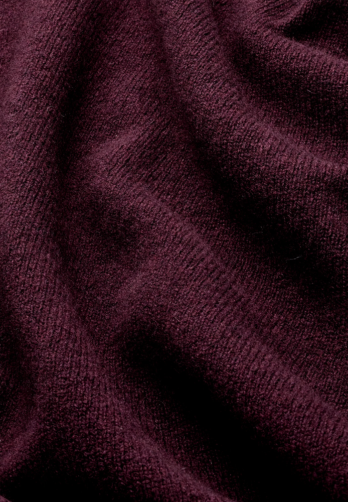 
                  
                    BRYANAA Dark Cranberry Triangle Scarf
                  
                