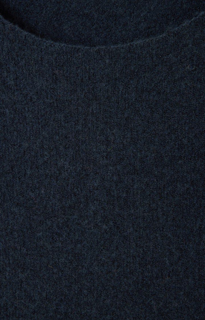 
                  
                    DAMSVILLE Marineblau-schwarzer Melange-Pullover
                  
                