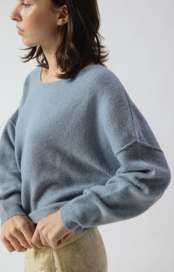 
                  
                    DAMSVILLE Storm Melange Boat Neck Jumper
                  
                