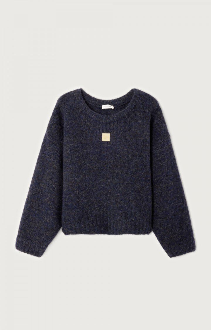 EAST Navy Mouline Boat Neck Jumper