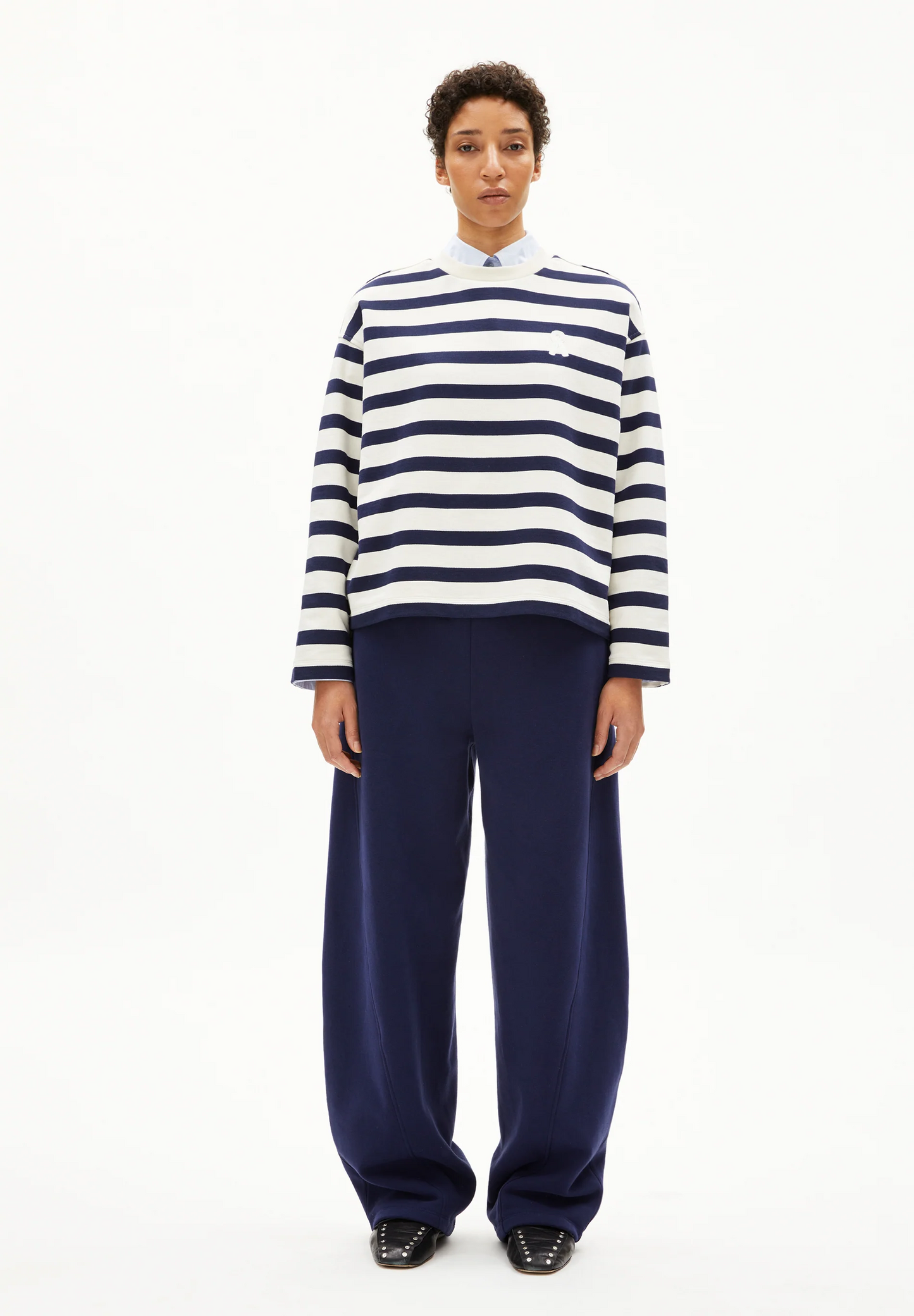
                  
                    ICONIC Å FRANKAA BOLD Undyed Tinted Navy Jumper
                  
                