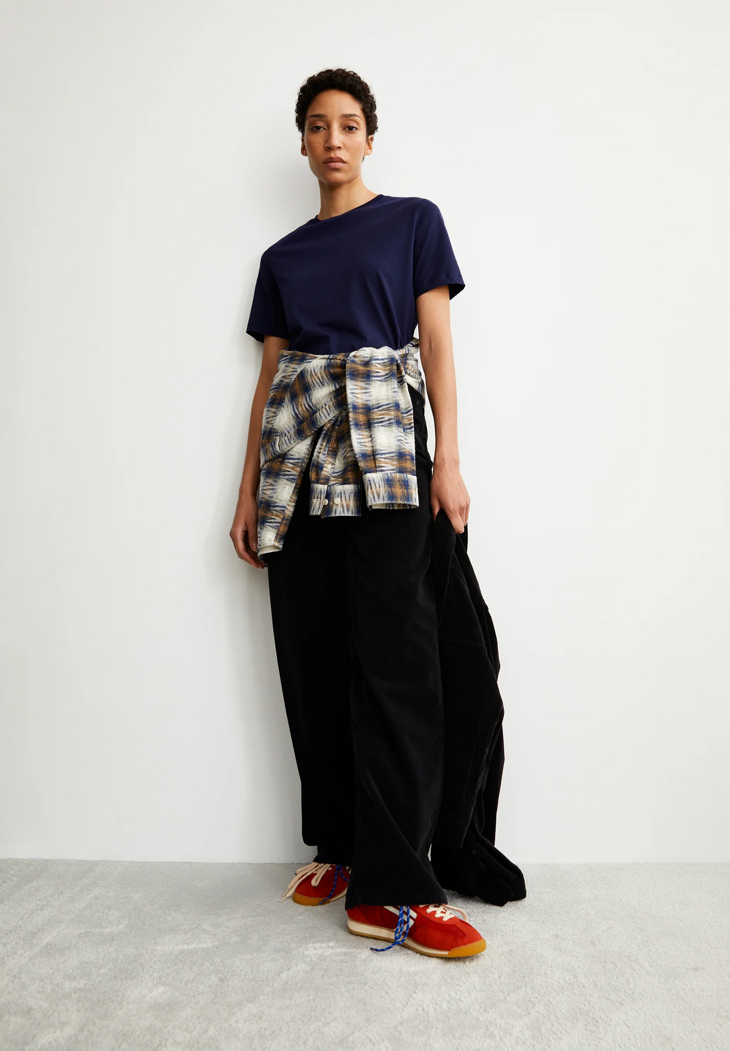 
                  
                    LUALAA Tinted Navy T-Shirt
                  
                