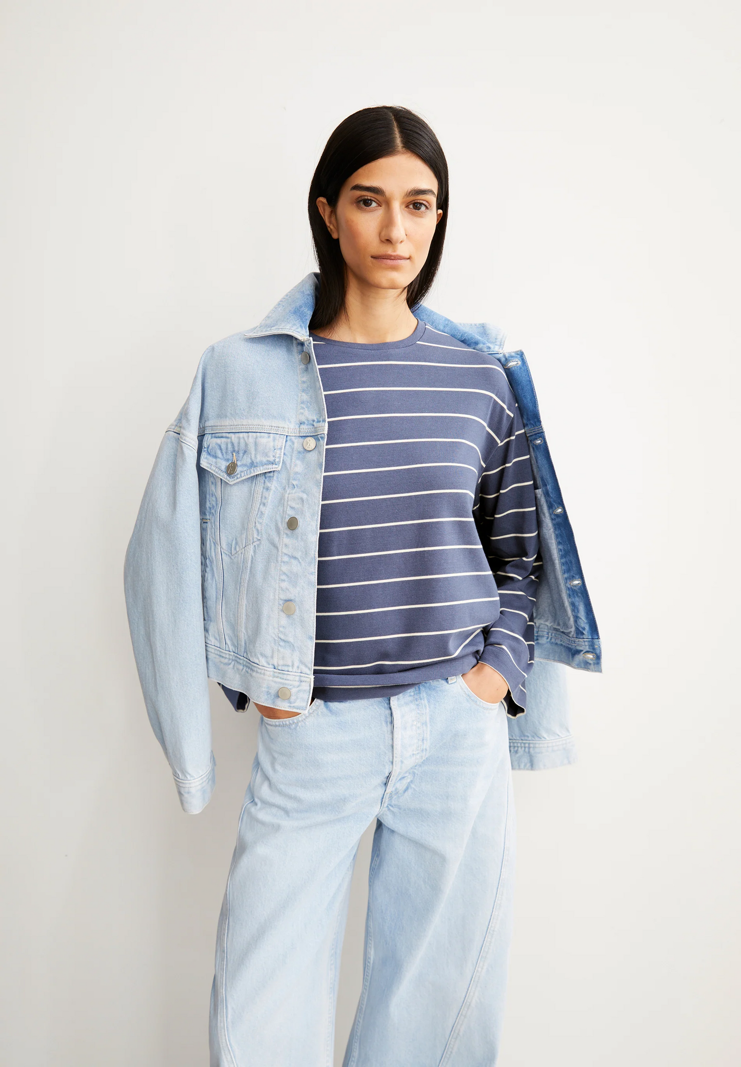 
                  
                    MARYNAA Nightshadow Oatmilk Fine Stripe Long Sleeve
                  
                