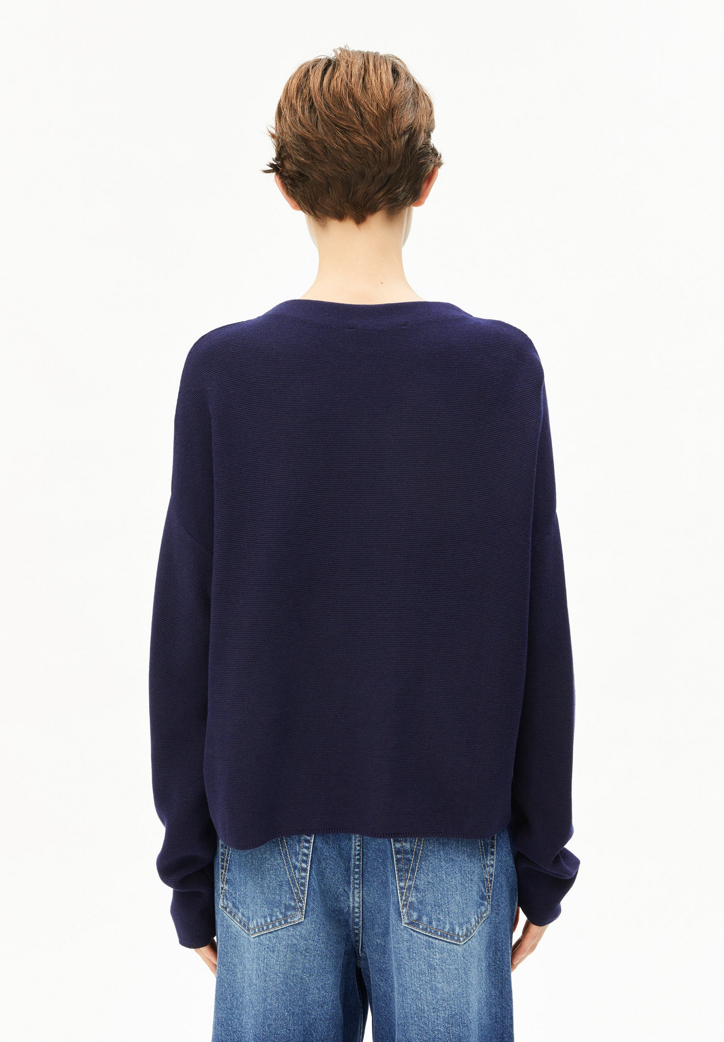 
                  
                    MERINAA LINKS LINKS Tinted Navy Jumper
                  
                