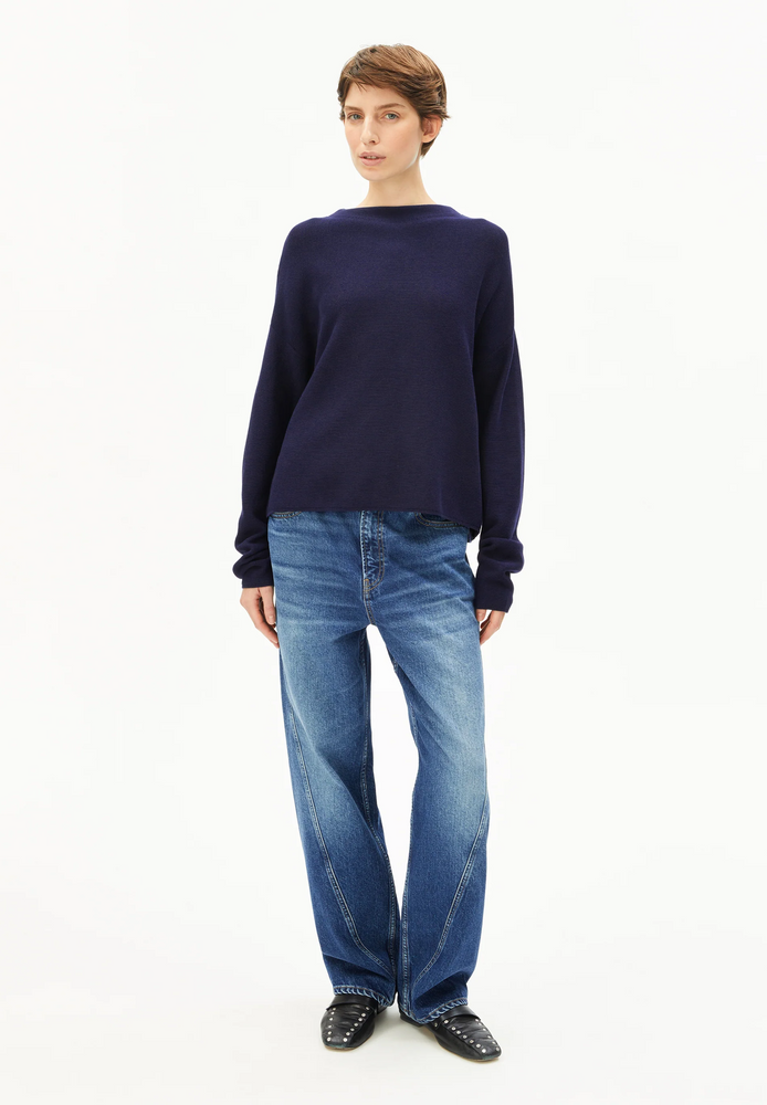 
                  
                    MERINAA LINKS LINKS Tinted Navy Jumper
                  
                