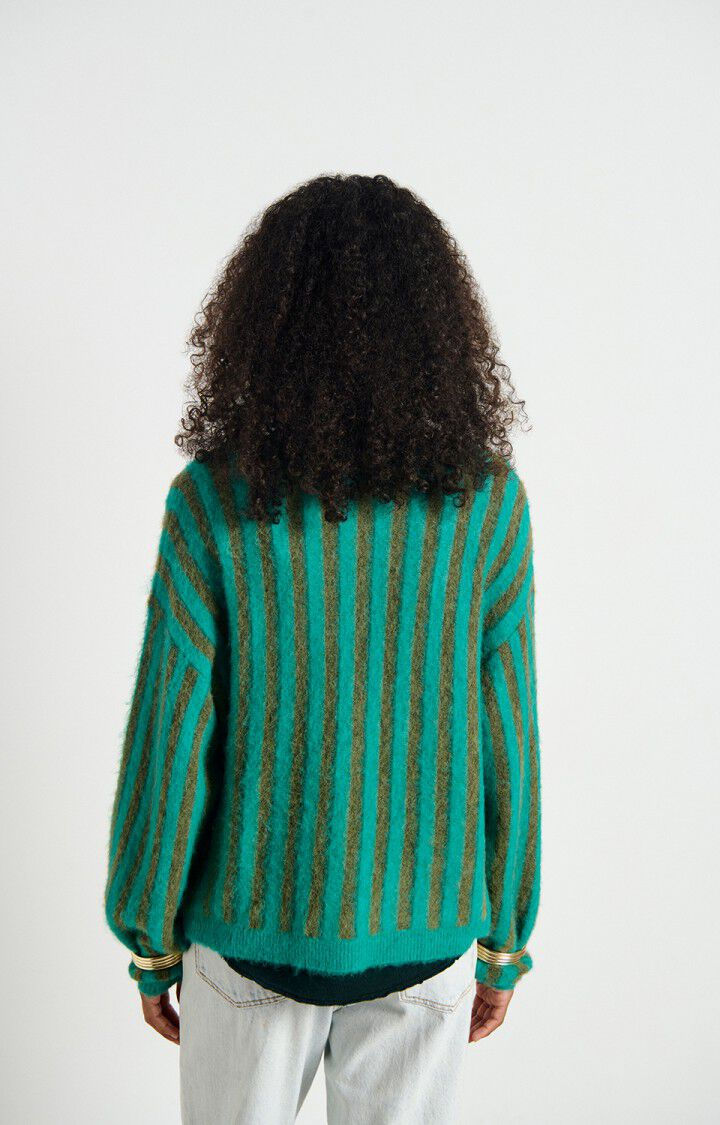 
                  
                    NENYBAY Mint Khaki gestreifter Pullover
                  
                