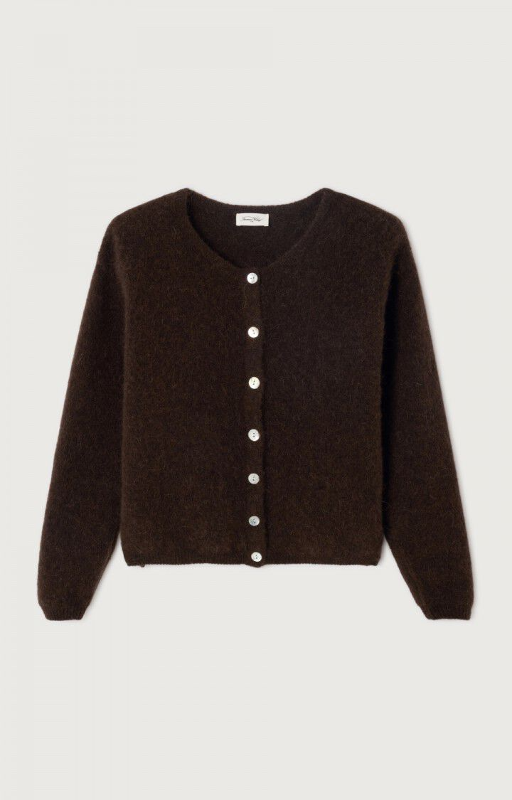 
                  
                    VITOW Coffee Melange Cardigan
                  
                