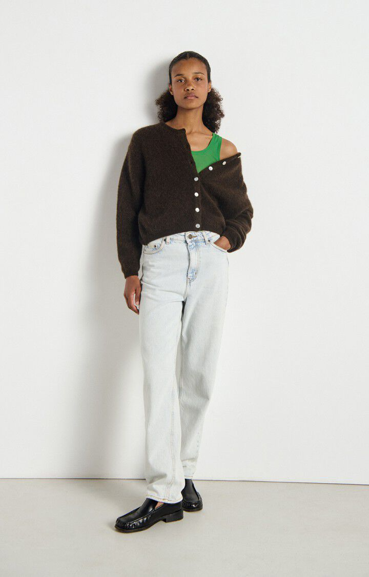 
                  
                    VITOW Coffee Melange Cardigan
                  
                